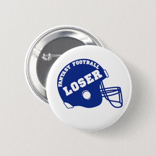Fantasy Football Loser Ronde Button 5,7 Cm (Voorkant /achterkant)