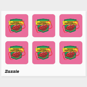Fantasy Football Loser Straffen Vierkante Sticker