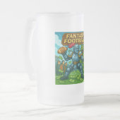 Fantasy football matglas bierpul (Voorkant links)