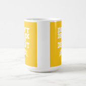 Fantasy Football Niet Drinken en Draft - Geel Koffiemok (Center)