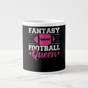 Fantasy Football Queen Funny Game Day Fantasy gift Grote Koffiekop