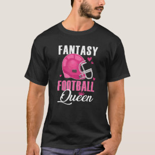 Fantasy Football Queen of Women Crown Winner Cham T-shirt