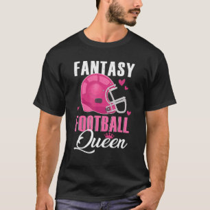 Fantasy Football Queen of Women Crown Winner Cham T-shirt
