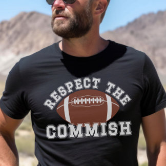 Fantasy Football Respecteer de Commish FFL T-shirt