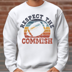  Fantasy Football Respecteer de Commish FFL Trui