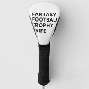 Fantasy Football Trofee Echtgenote Grappige Koppel Golfheadcover