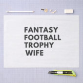 Fantasy Football Trofee Vrouw Funny Couples Tissuepapier (Craft)