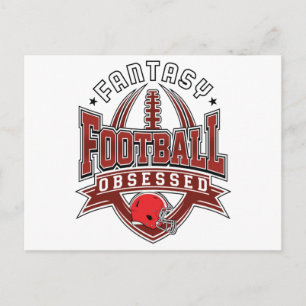Fantasy Football Verslaafde FFL Competitie Briefkaart