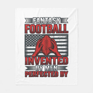 Fantasy Football Vintage Basketbal Vlag Shirt Des Fleece Deken