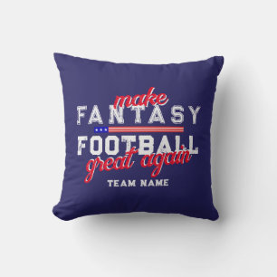 Fantasy Football weer geweldig concept commissaris Kussen