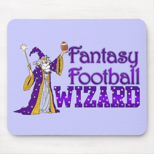 Fantasy Football Wizard Mousepad Muismat (Voorkant)