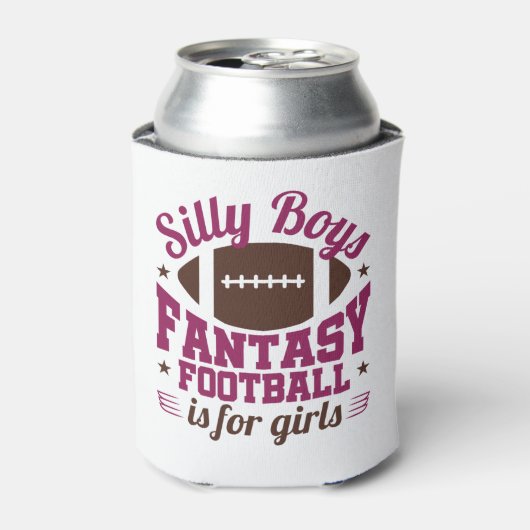Fantasy Football Women FFL voor meisjes Blikjeskoeler (Blikje Voorkant)