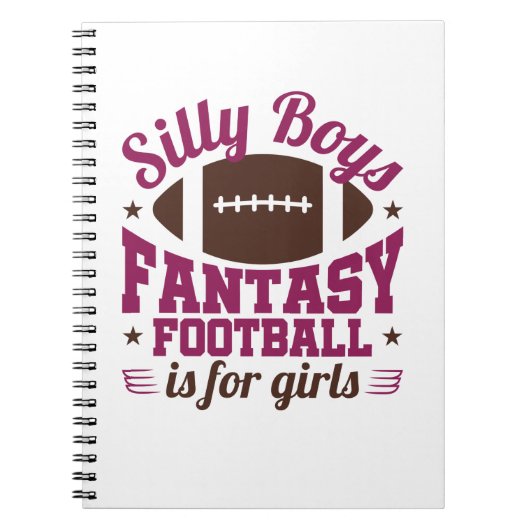 Fantasy Football Women FFL voor meisjes Notitieboek (Voorkant)