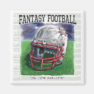 Fantasy Football Zen Master Gear Magneet