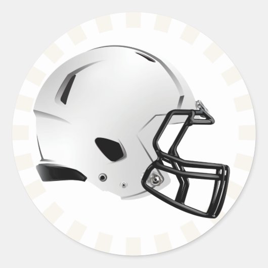 Fantasy Footballs helm Sticker (6 tellen) (Voorkant)
