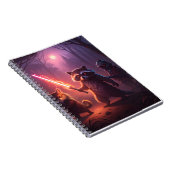 Fantasy Forest Animal Adventure Art Notitieboek (Rechterzijde)