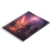 Fantasy Forest Animal Adventure Art Notitieboek (Linkerzijde)