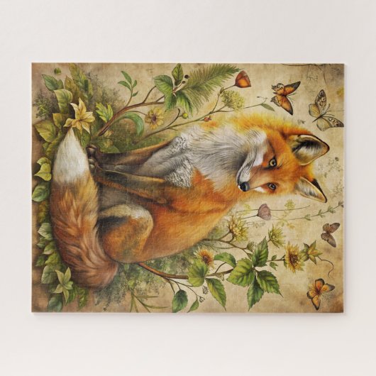 Fantasy Forest Animals puzzel (Horizontaal)