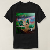 Fantasy forest Ashtar Galactic Command T-shirt (Design voorkant)
