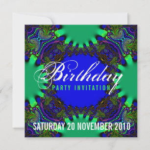 Fantasy Forest Birthday Invitation Kaart