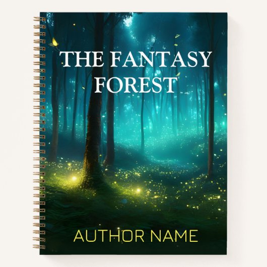Fantasy Forest Book Hoesje Inspiratie Notitieboek (Voorkant)