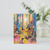 Fantasy Forest Briefkaart (Staand voorkant)