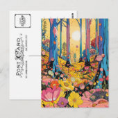 Fantasy Forest Briefkaart (Voorkant / Achterkant)