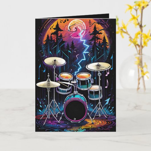 Fantasy Forest Drumstel Blank Kaart (Gele Bloem)