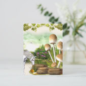 Fantasy Forest Journal Ephemera Feestdagenkaart (Staand voorkant)