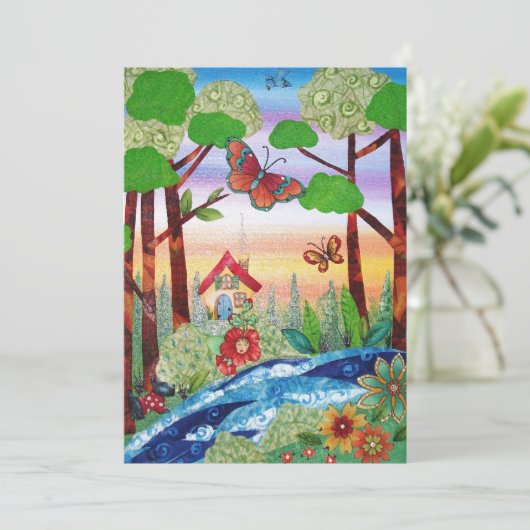 Fantasy Forest Kaart (Staand voorkant)