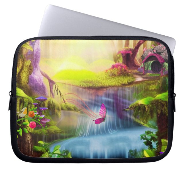 Fantasy Forest Laptop Sleeve (Voorkant)
