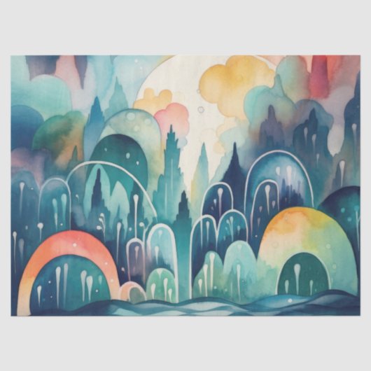 Fantasy Forest Tissuepapier (Voorkant)