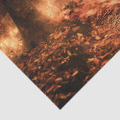 fantasy forest train tissue papier (Detail)