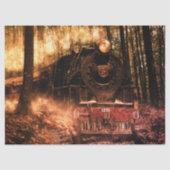 fantasy forest train tissue papier (Voorkant)