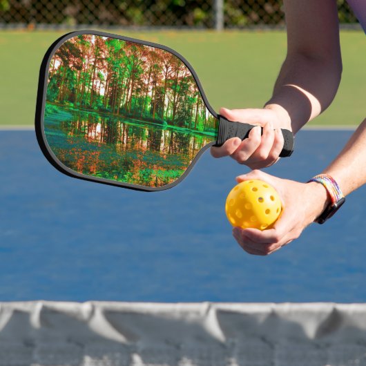 Fantasy Forest van Shirley Taylor Pickleball Paddle (Insitu)