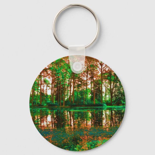 Fantasy Forest van Shirley Taylor Sleutelhanger (Voorkant)