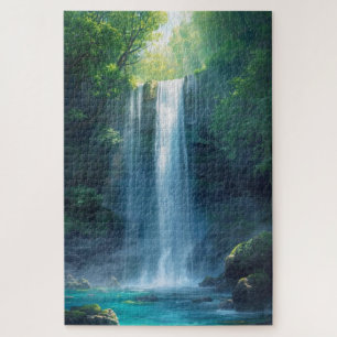 Fantasy Forest Waterval Legpuzzel