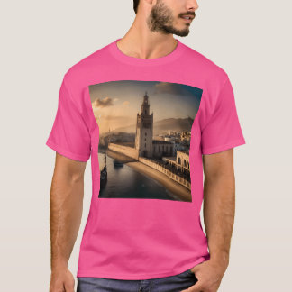 Fantasy foto's stad Marokko stad casablanca jongen T-shirt