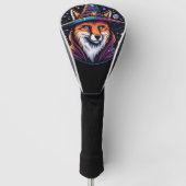 Fantasy Fox - Celestial Wizard Golfheadcover (Voorkant)