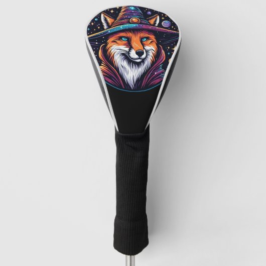 Fantasy Fox - Celestial Wizard Golfheadcover (Voorkant)