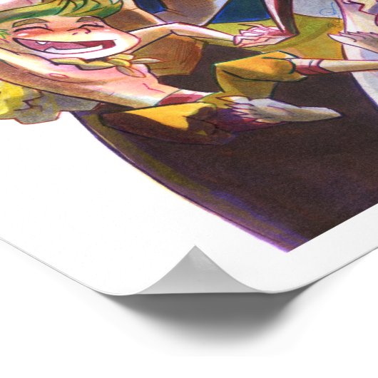 Fantasy Friends reizen Poster (Hoek)