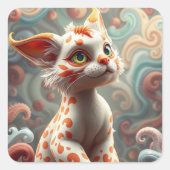 Fantasy Fun Cat Stickers (Voorkant)