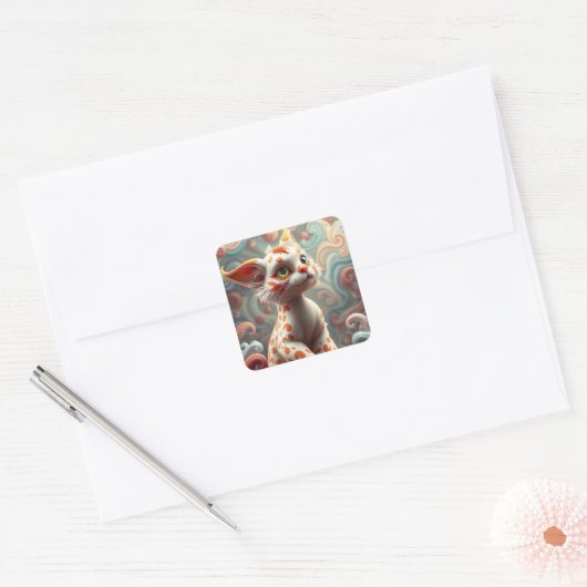 Fantasy Fun Cat Stickers (Envelop)