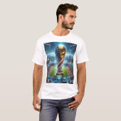 Fantasy Future World Cup USA 2026 OP ZWART T-shirt (Voorkant volledig)