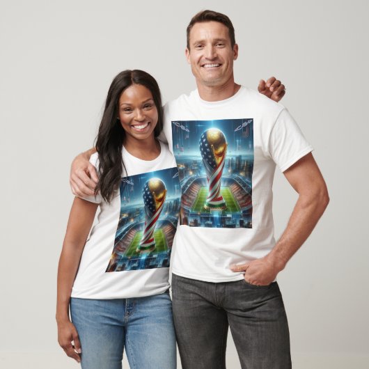 Fantasy Future World Cup USA 2026 OP ZWART T-shirt (Unisex)