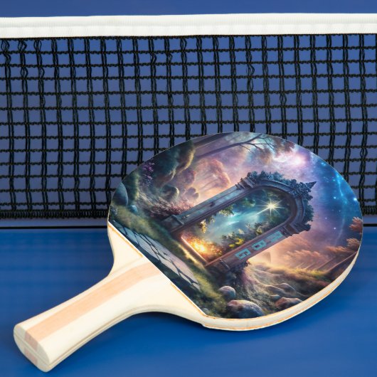Fantasy Galaxy Portal – Mystical Doorway Tafeltennisbatje (Insitu)