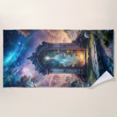Fantasy Galaxy Portal – Mystieke Doorgang Strandlaken (Voorkant)
