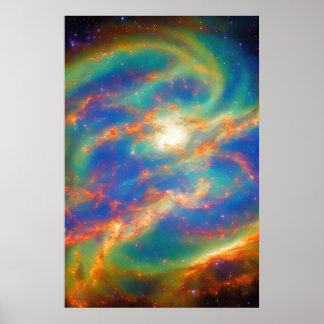 Fantasy Galaxy Poster