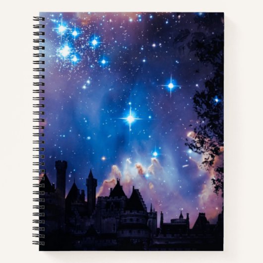 Fantasy Galaxy Spiral Notitieboek (Voorkant)