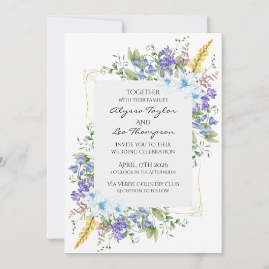 Fantasy Game wedding invitation  Kaart (Voorkant)